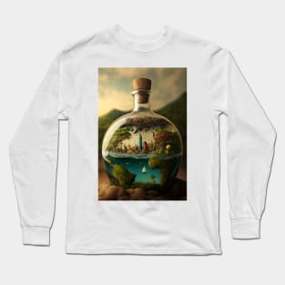 Lighthouse in a bottle Long Sleeve T-Shirt